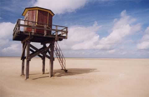 Vliehors: reddingshuisje 